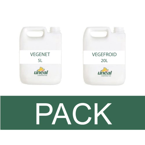 PACK FROID-PULVENET (VEGEFROID (20L)+VEGENET (5L)) photo du produit Principale L