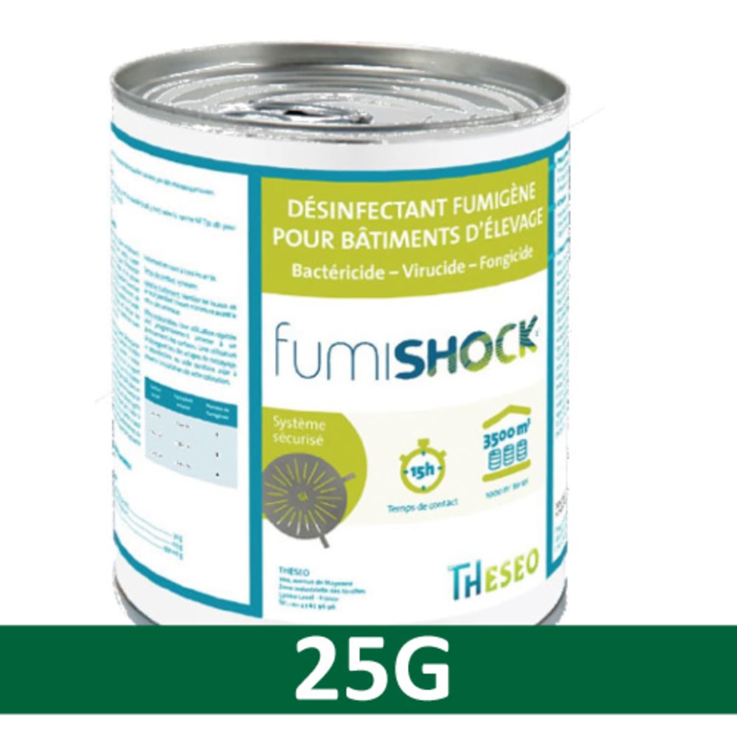 Fumithor Hygiène, fumigène désinfectant 25g 50 m³